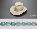 Roger Wilbur 33 Turquoise Hat Band