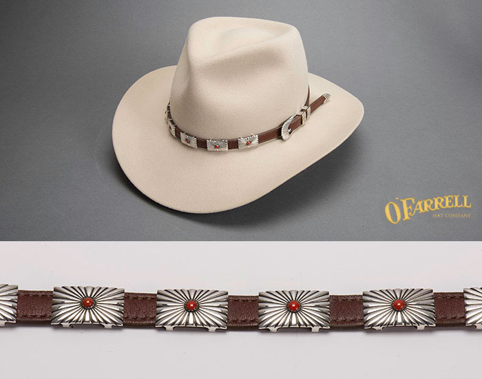 sterling silver hat bands