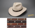 Old West Half Moon Hat Band
