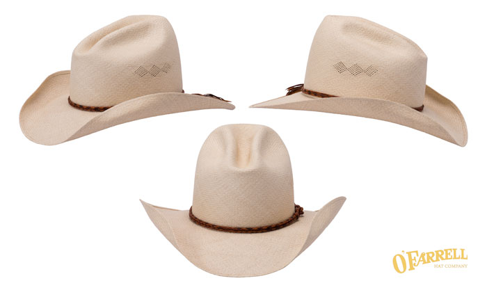 gus style straw cowboy hats