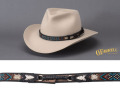 Bead Motif Hat Band with Arrowheads