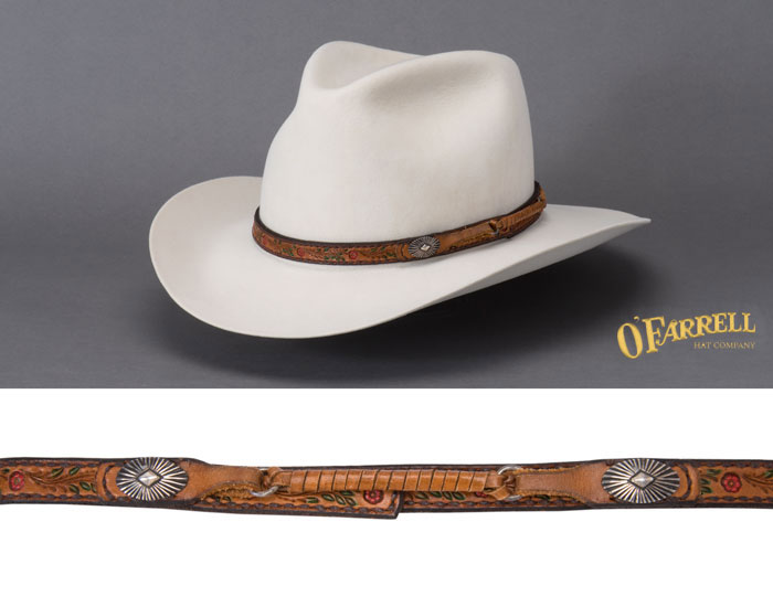 Rosettes and Conchos Hat Band