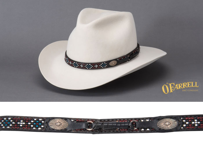 Tooled Bead Hat Band
