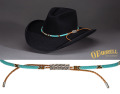 GG102 Turquoise Round Beaded Hat Band