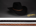 Narrow Diamond Stamped Hat Bands